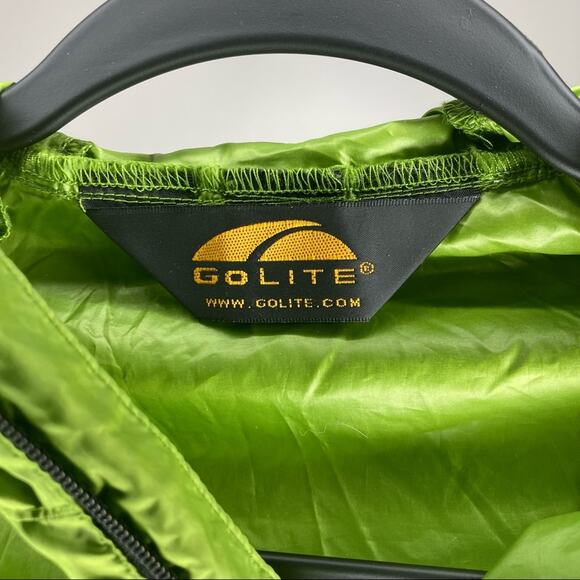 GO LITE Green 1/4 Quarter Zip Pullover Lightweight Jacket Unisex XS - Picture 5 of 5